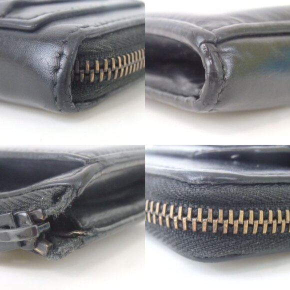 Authentic SAINT LAURENT coin Wallets leather [Used] - Picture 6 of 6